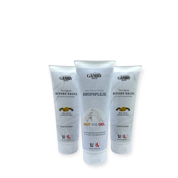 2 Bivoks Salve & 1 Kropspleje 3x250ml