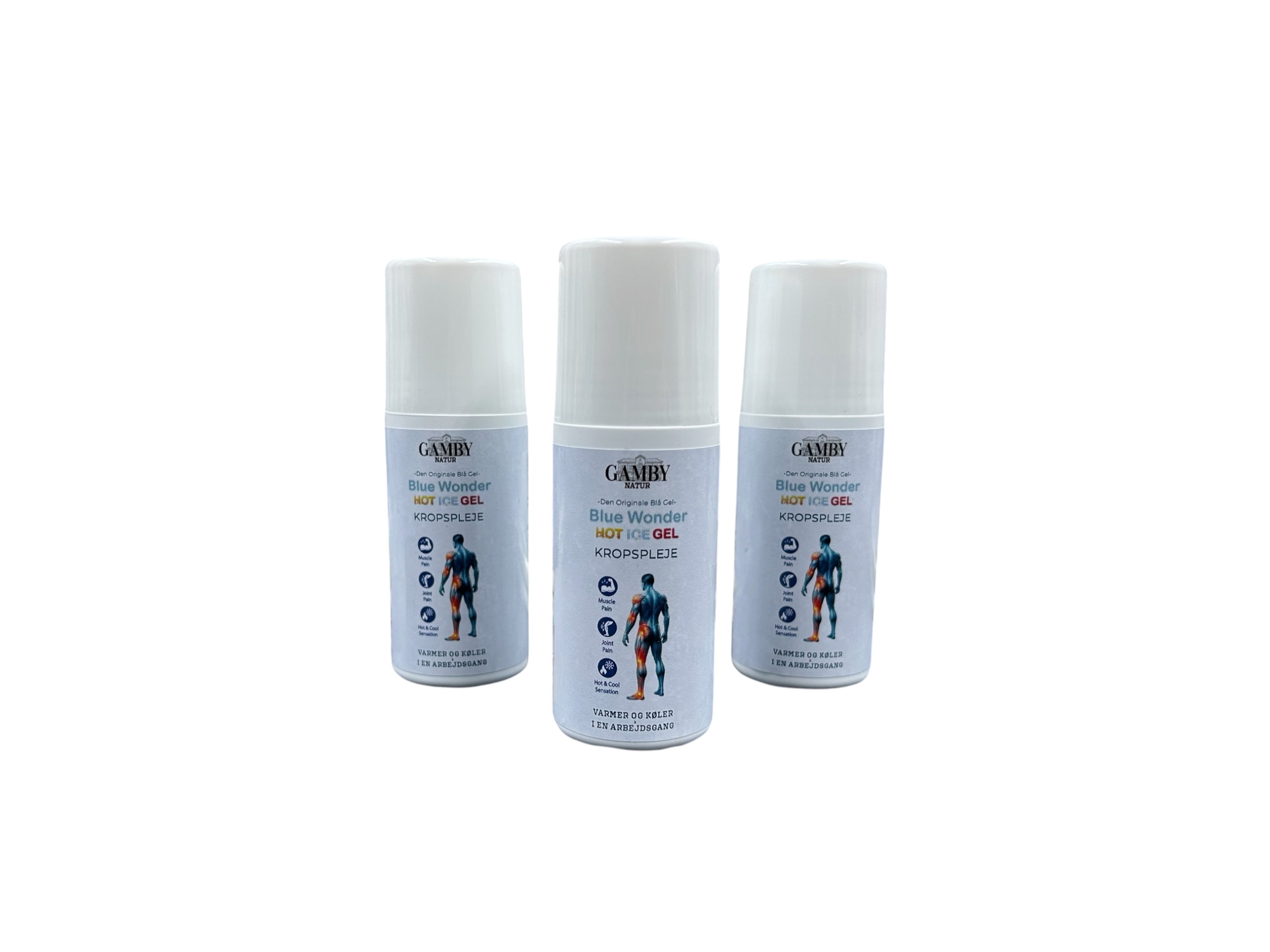 Photoroom_20260423_224239 3x60ml -Blue Wonder -Kropspleje Roll-On - Billede 1
