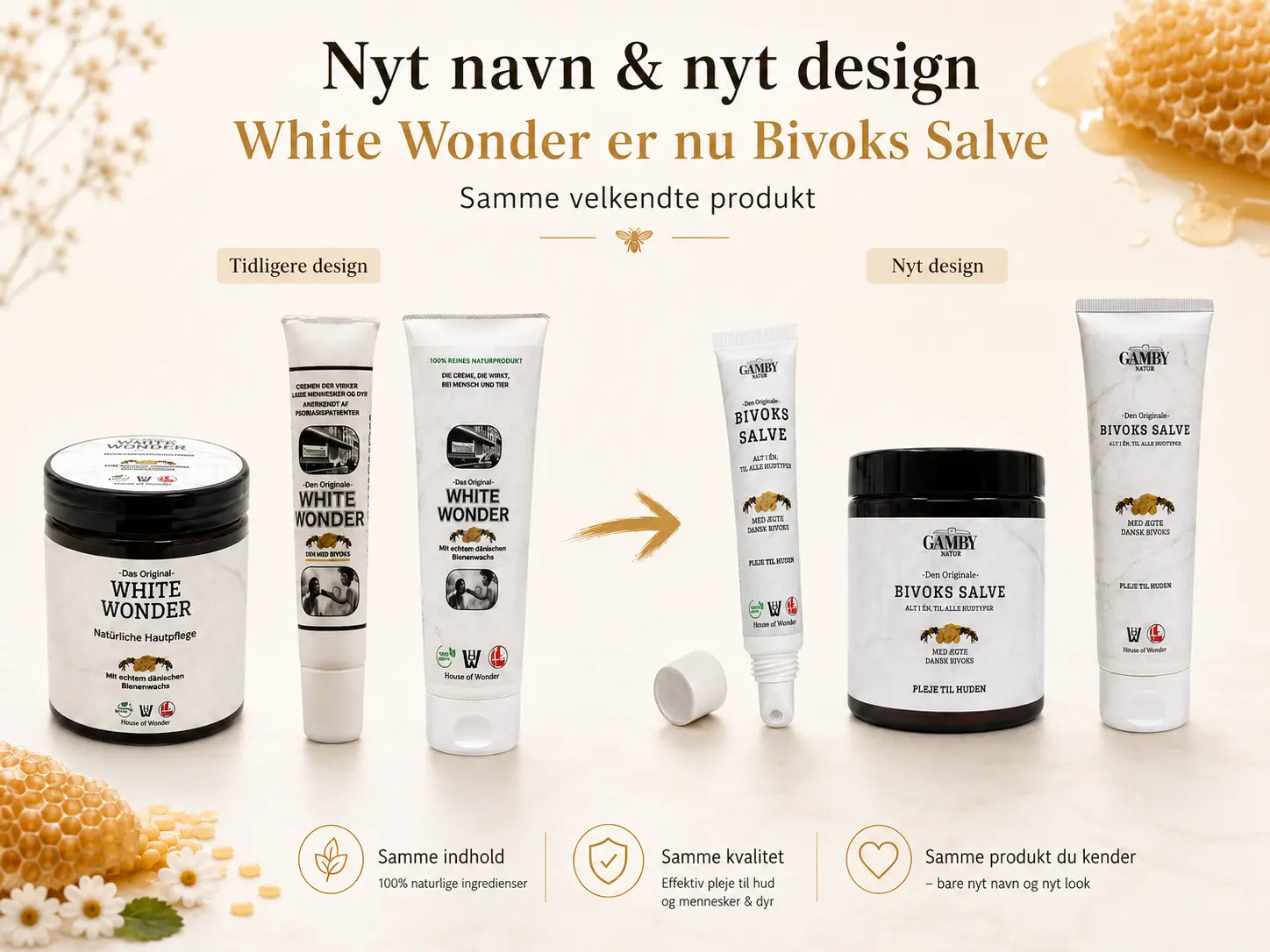 White Wonder er nu Bivoks Salve