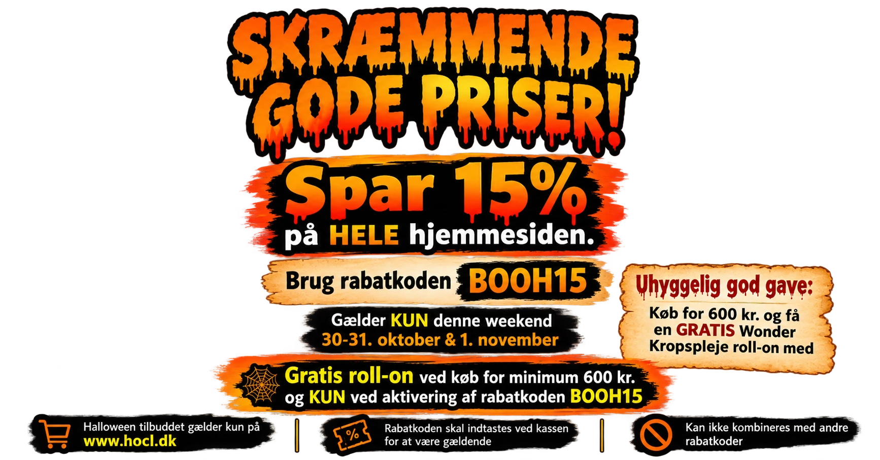 Danish Halloween Sale Banner with Dripping Typography 22 1